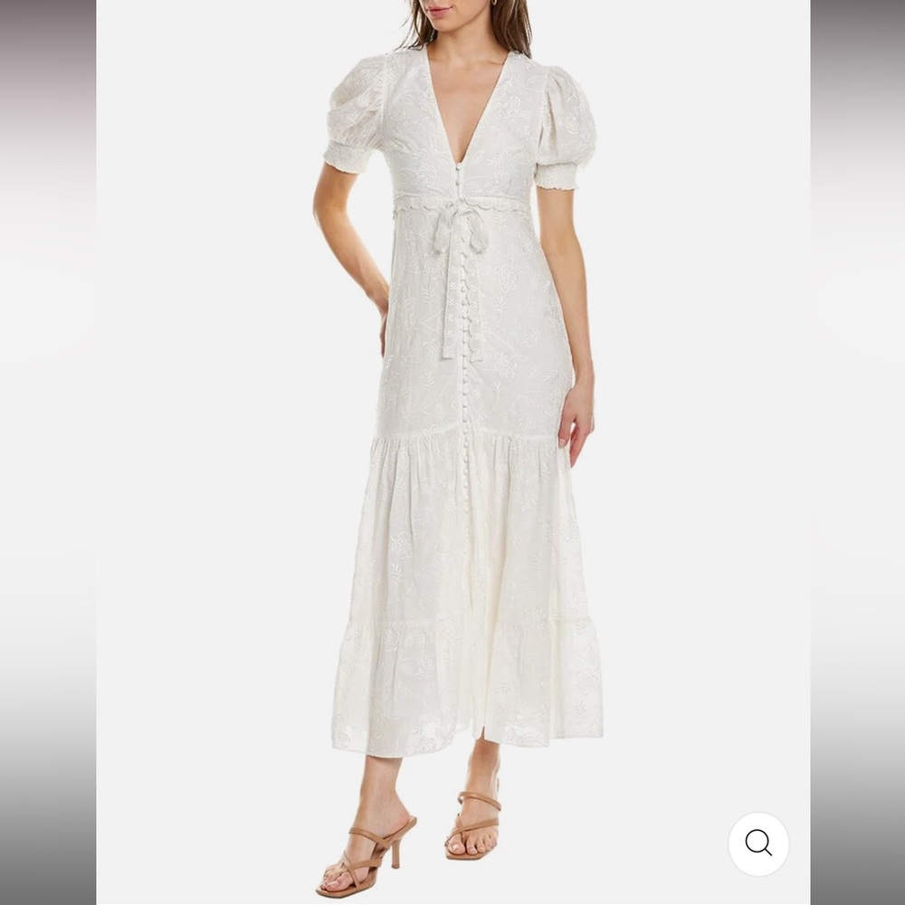 Alice and olivia stori v neck midi dress - Picture 3 of 5